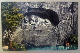 LUZERN - Löwendenkmal - Ansichtskarte