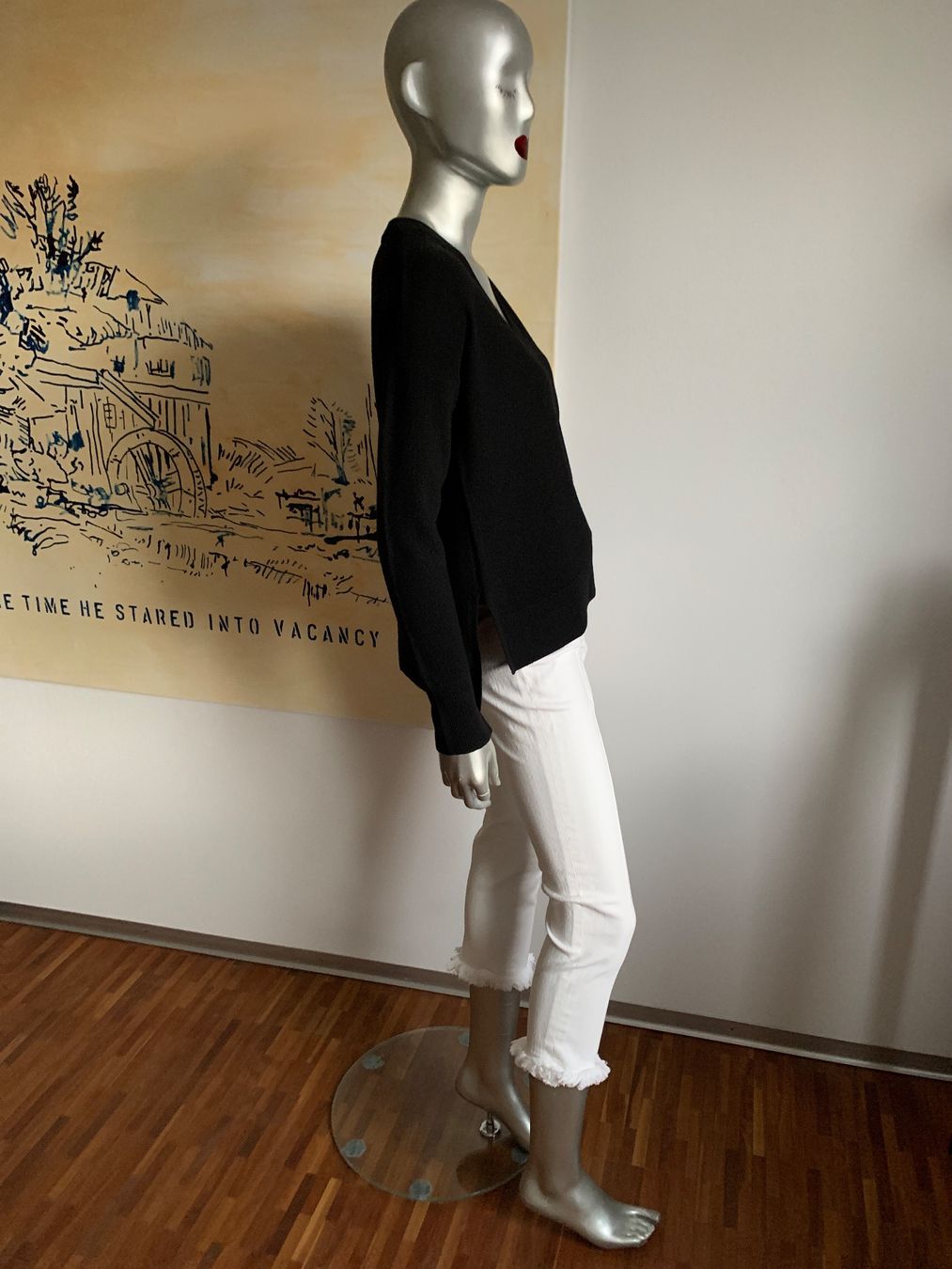 Maglioni & Felpe: Rag & Bone: Schwarzer Merino-Pullover mit V-Ausschnitt – Nuovo (secondo la descrizione) da Luzern venduto da paulablue 5