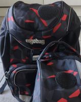 Schulrucksack Ergobag mit Sportbeutel, Etui und Regenschutz