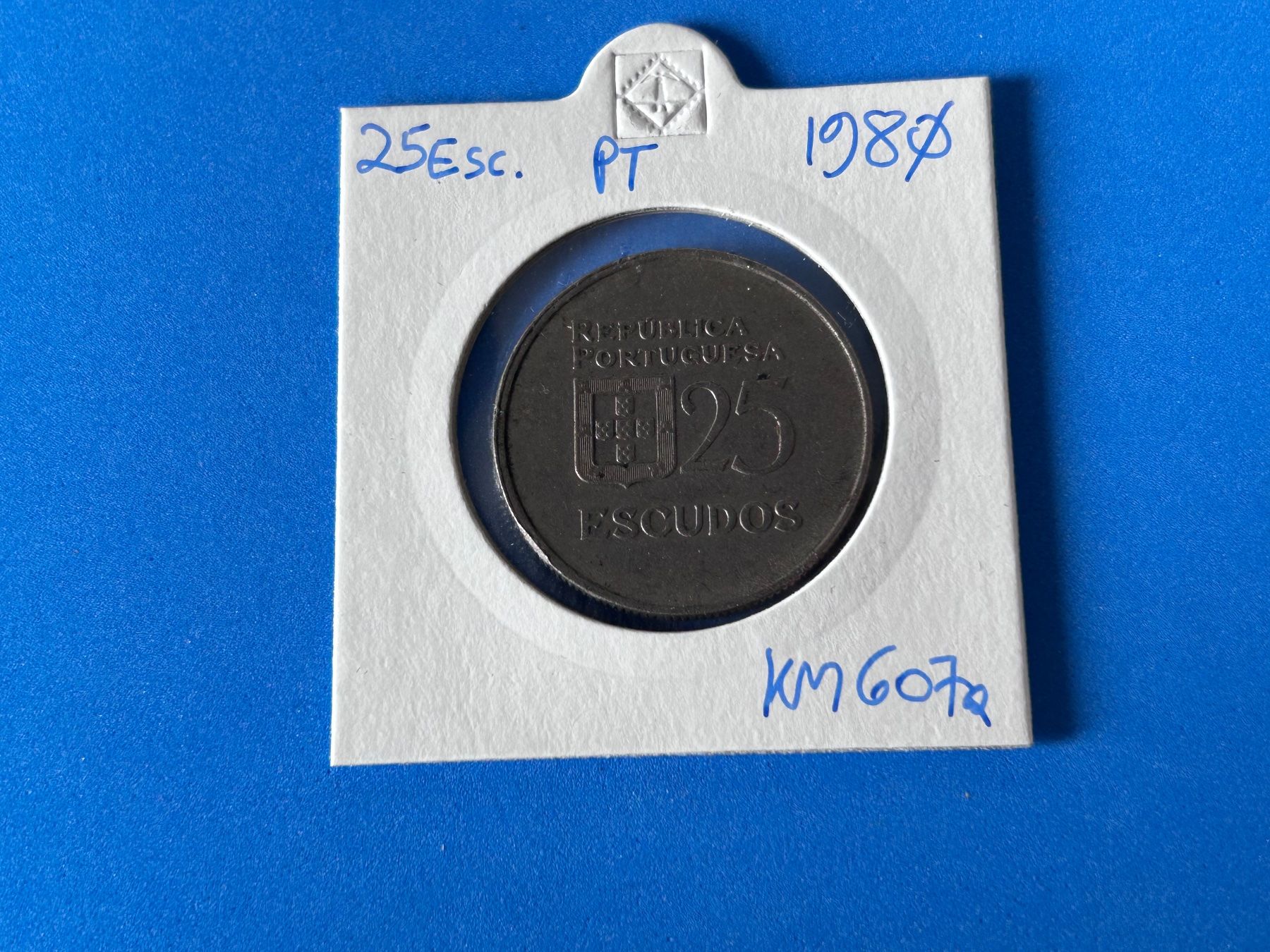 Tutti le monete: Portugal -  25 Escudos 1980 – Usato da Corcelles NE venduto da AJKader 4