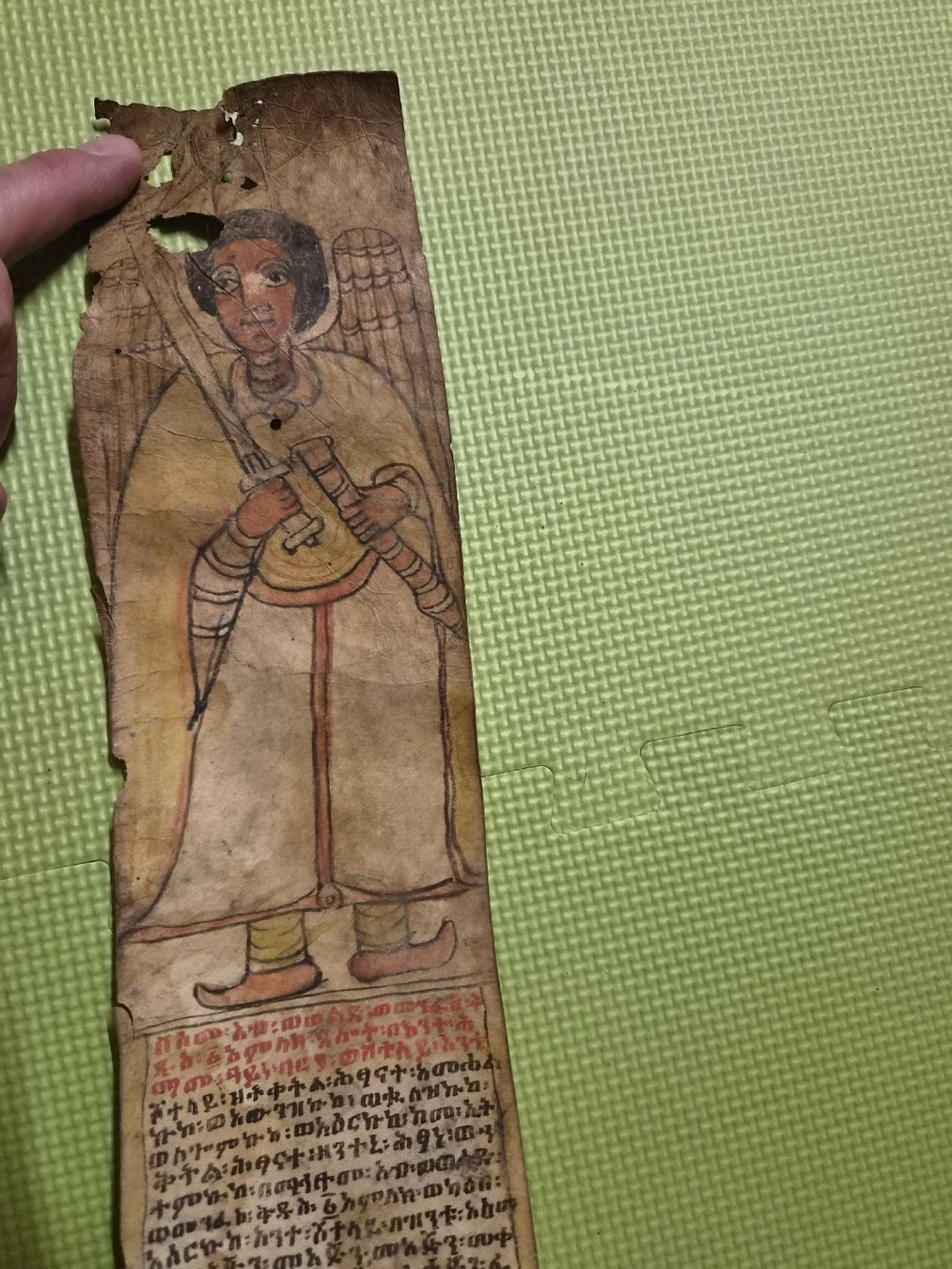 Dipinti: Gebetsrolle? Antik – Usato da Hauptwil venduto da Schwertfisch24 1