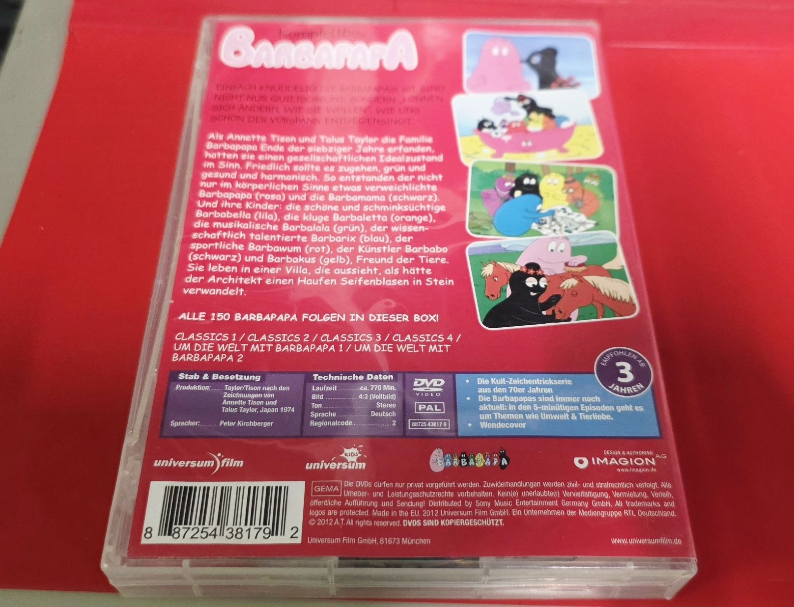 Tutti i DVDs: Barbapapa 6-DVD Komplettbox – Usato da Reinach BL venduto da _MasterK_ 1