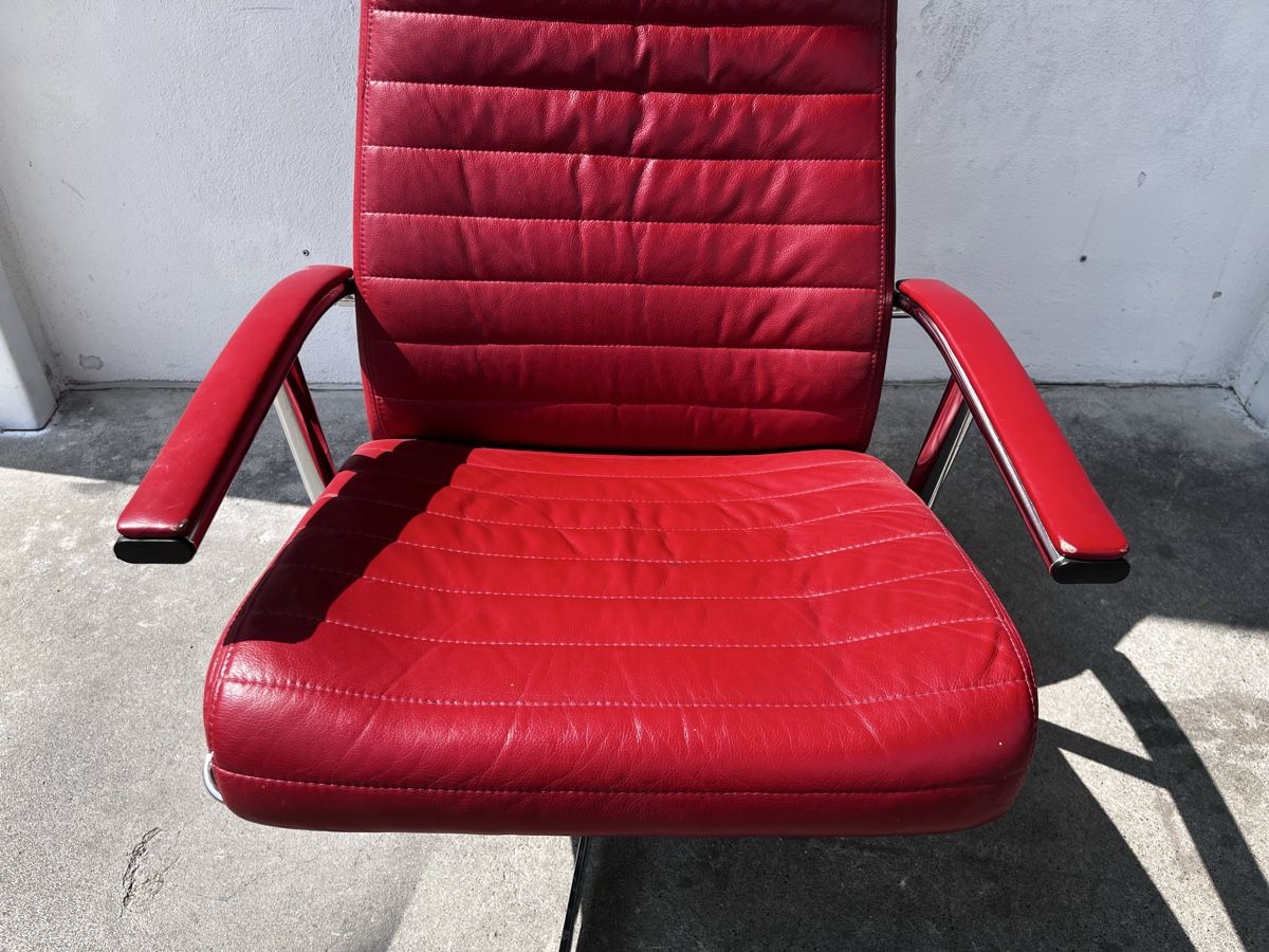 Poltrone: Vintage Ledersessel Lounge Chair  – Usato da Bern venduto da fotolog111 3