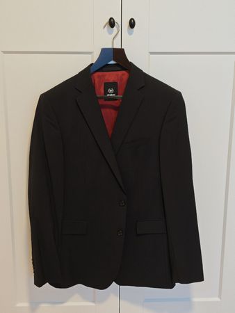 Herren Anzug Strellson 52 Regular Fit Schwarz super Zustand