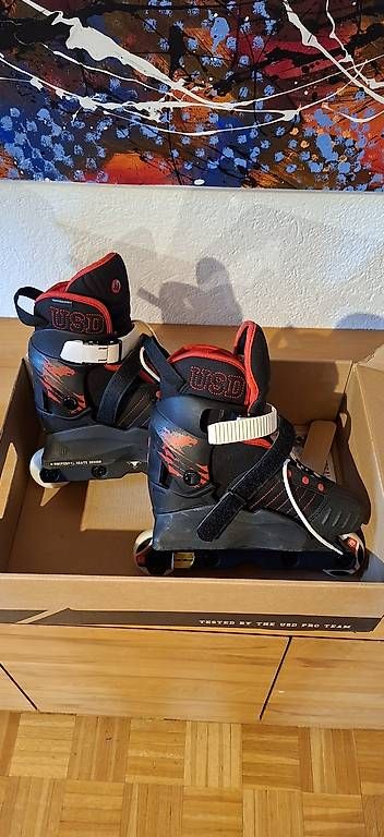 Patins à roul. & inline: Rollers USD Kids réglables taille 37 39 – D'occasion à Yverdon-les-Bains par ani_spw9 1