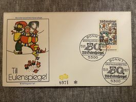 Ersttagsbrief Till Eulenspiegel 1977