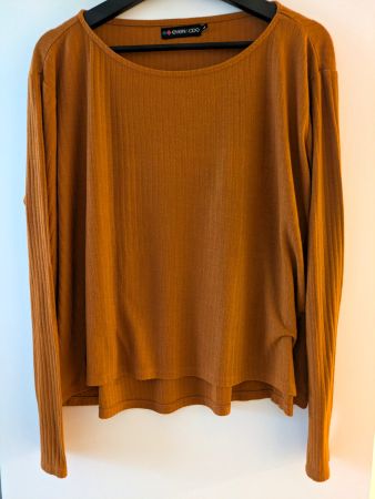 Langarmshirt Orange Gr. L