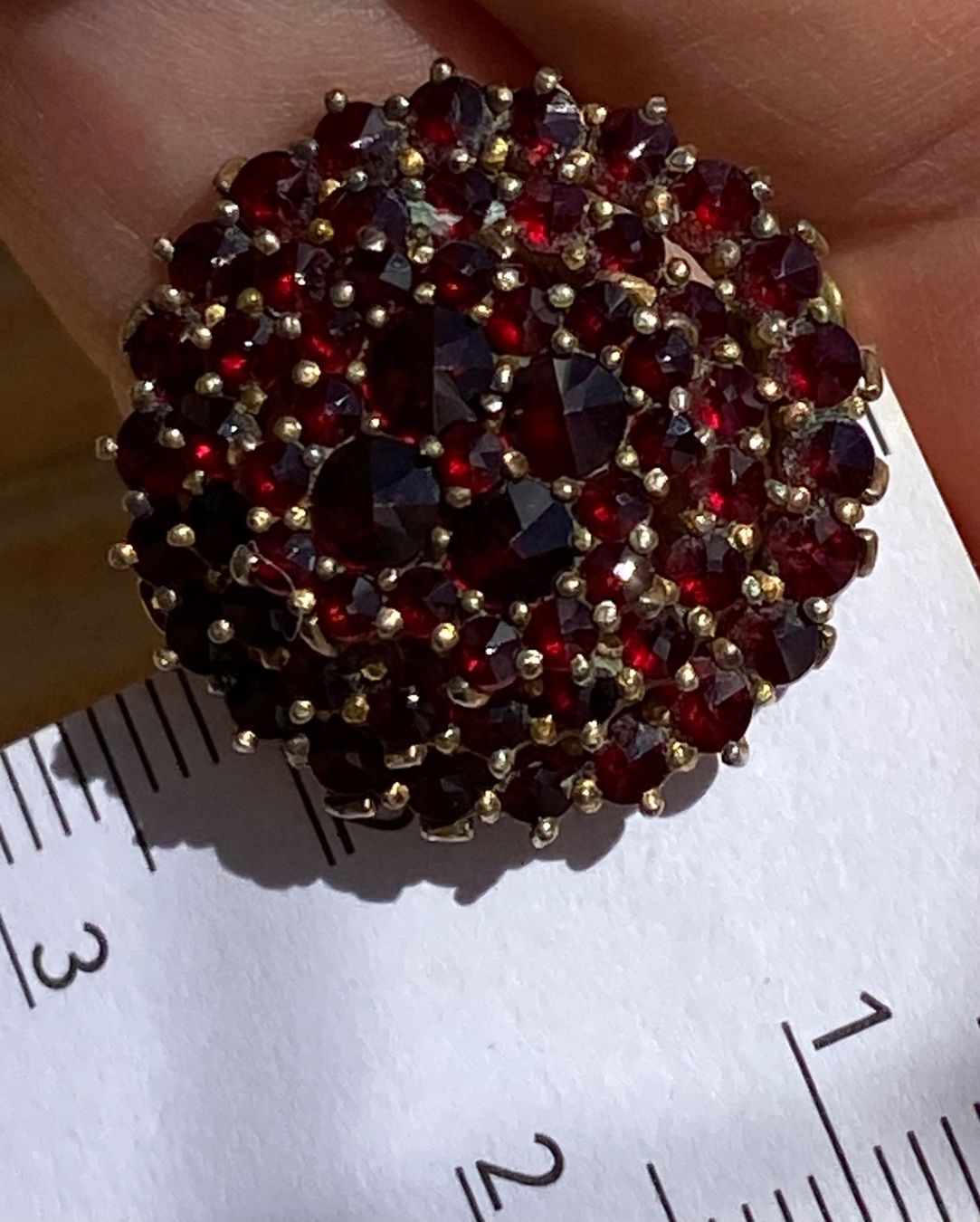 Anelli: Damenring, Silber mit 55 Granat – Usato da Dietlikon venduto da Sa_Biene 4