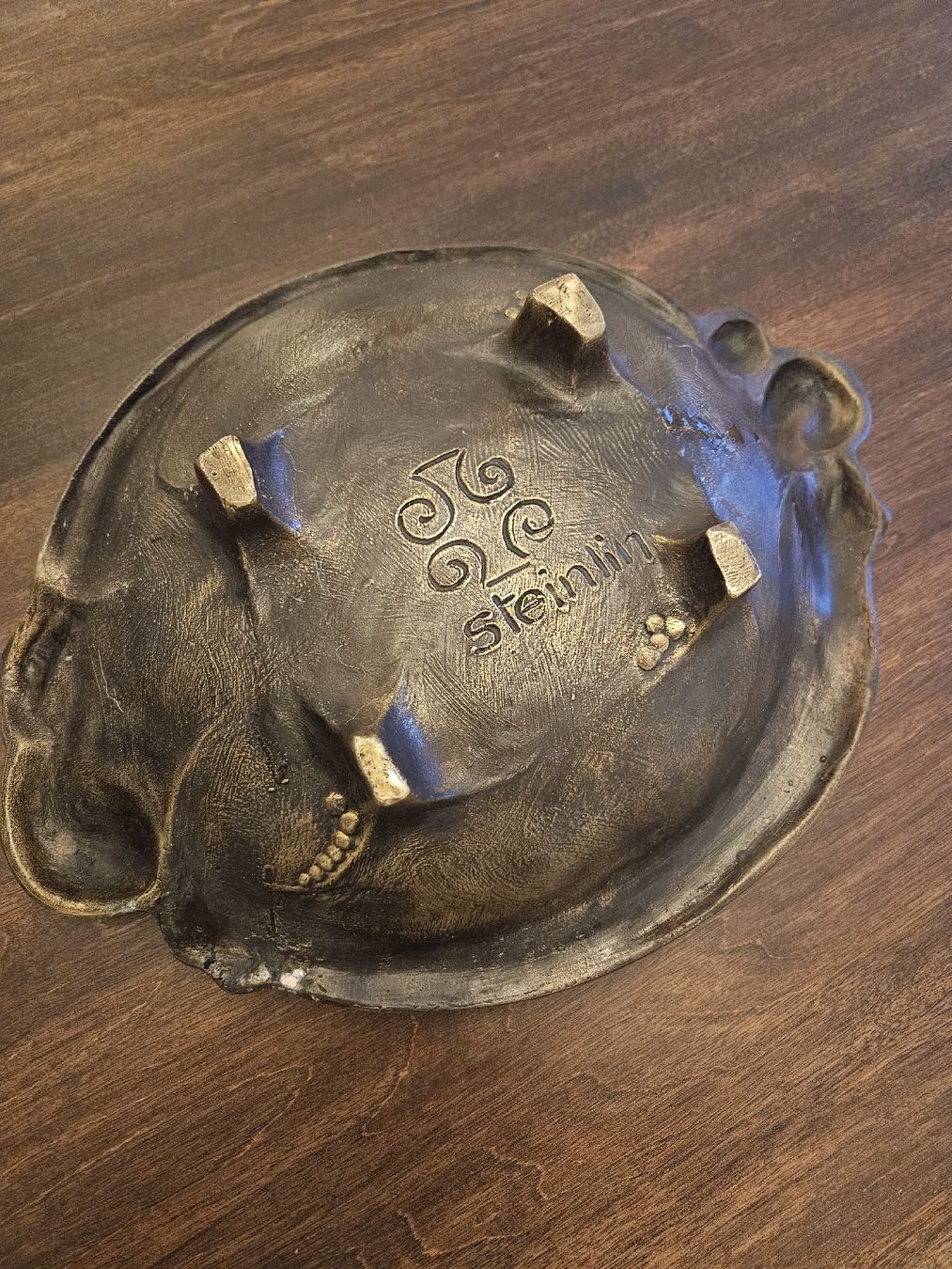 Ciotole: Willy Steinlin Bronze Schale 5,4kg. – Usato da Mühlethurnen venduto da Zauberfee3 2