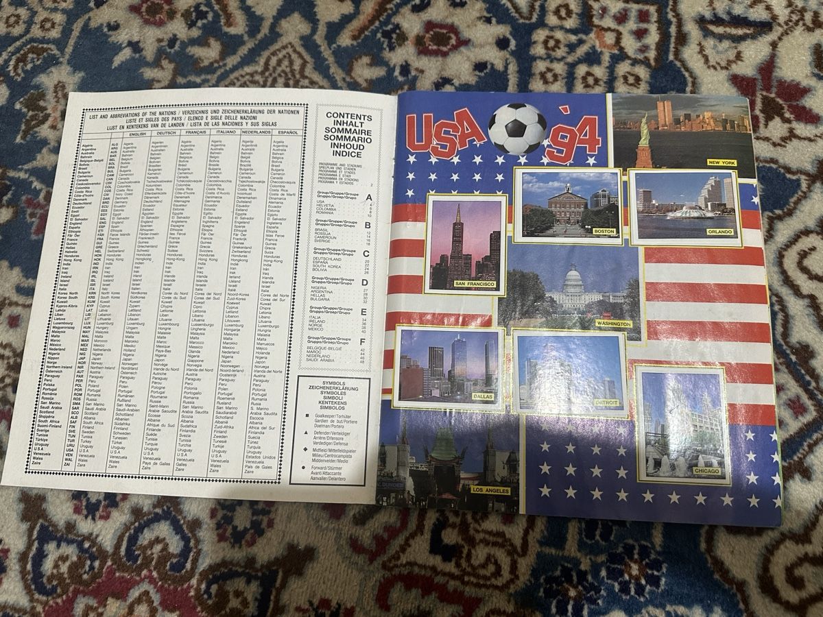 Panini Album: Album Panini USA 94 completo – Usato da Bellinzona venduto da Ti.belli 4