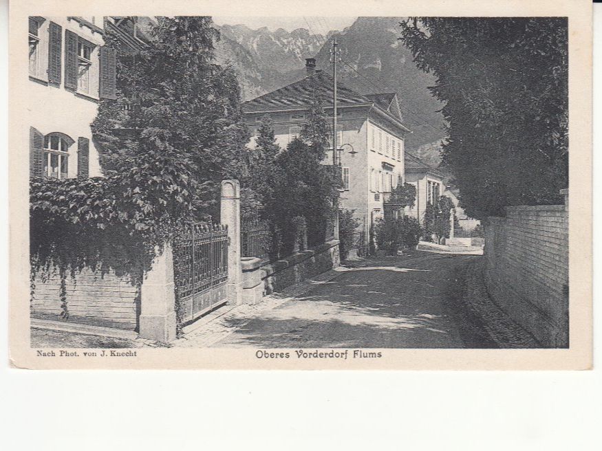 Cartoline postali: Flums ca. 1920 – Usato da Bürglen TG venduto da StampGraf