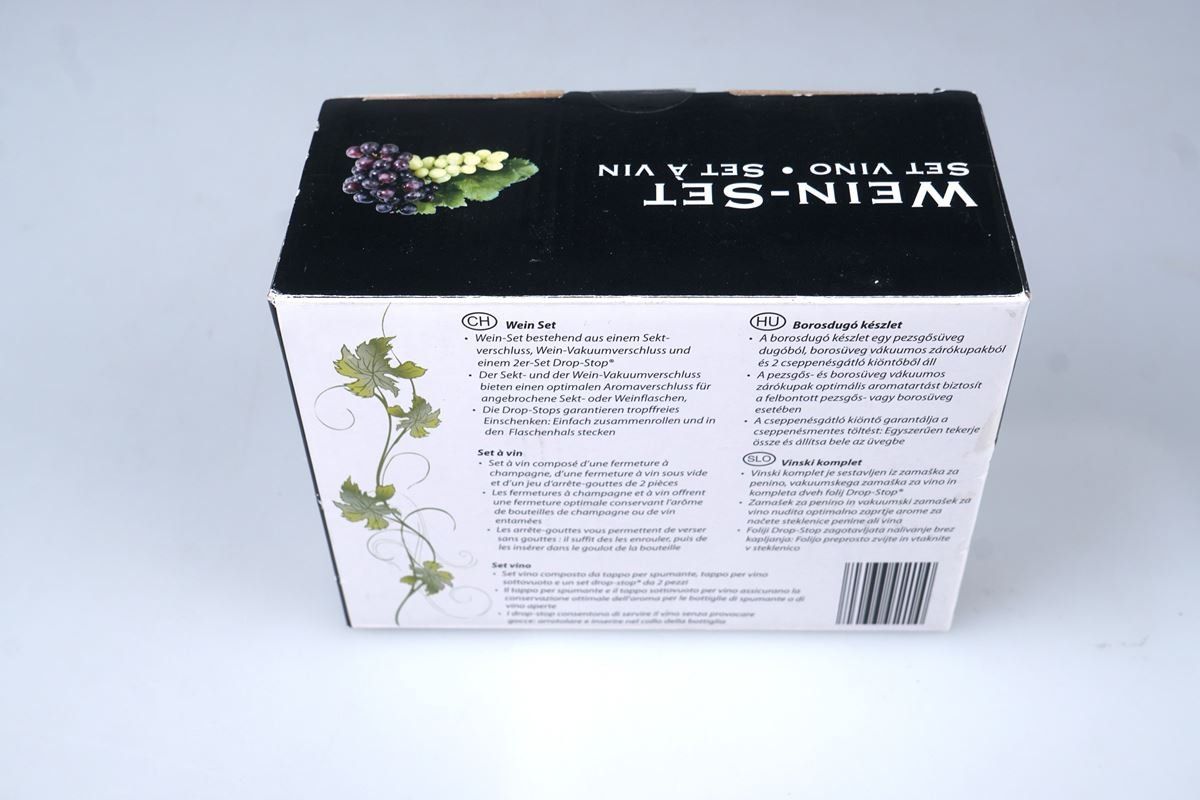 Apribottiglie & Tappi per chiusura: 3-teiliges Wein-Set – Nuovo (secondo la descrizione) da Rüti ZH venduto da Restwert_Rueti_ZH 2