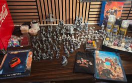 Warhammer Tau Infanterie und Fahrzeuge unbemalt guter Zustan