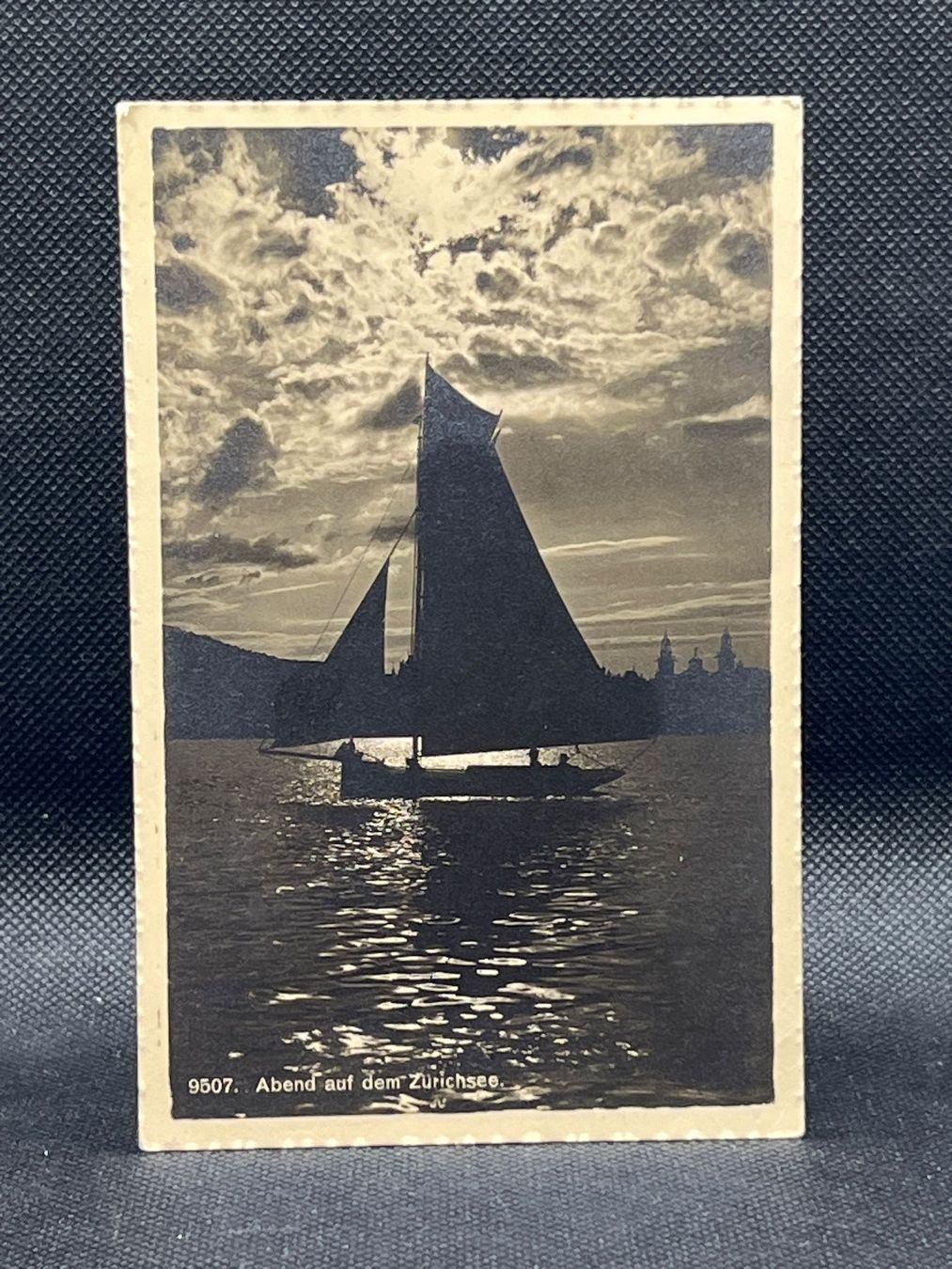 Cartoline postali: Abend auf dem Zürichsee – Usato da Widnau venduto da Brusi9