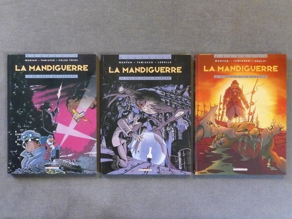 Fumetti: La mandiguerre, tomes 1, 2 et 3 – Nuovo (secondo la descrizione) da Les Genevez JU venduto da cnegri