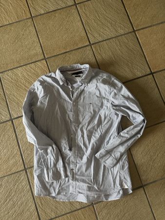 Tommy Hilfiger Hemd gestreift Grösse XL THflex Regular Fit