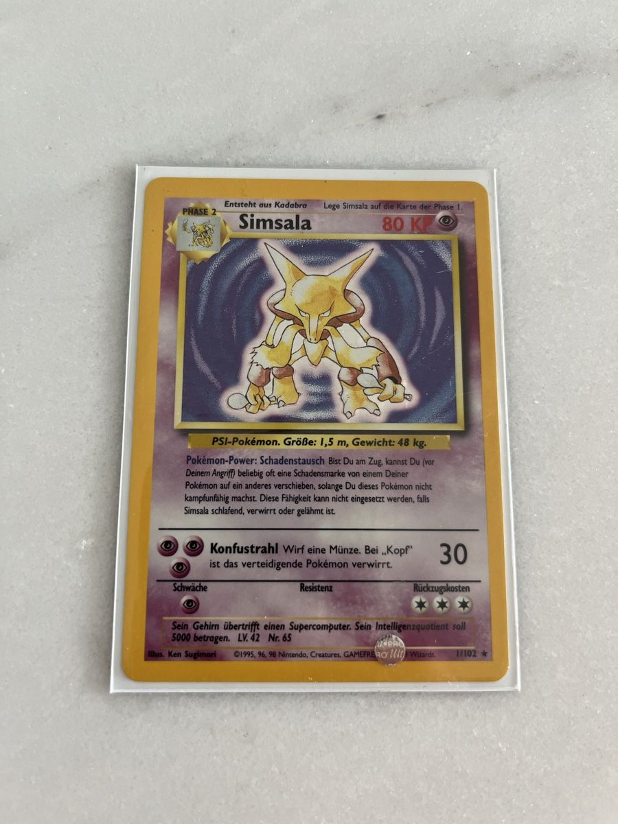 Pokémon Sammelbilder & Trading cards: Pokemon: Abra, Kadabra, Simsala holo – Neu (gemäss Beschreibung) aus Dübendorf von  1