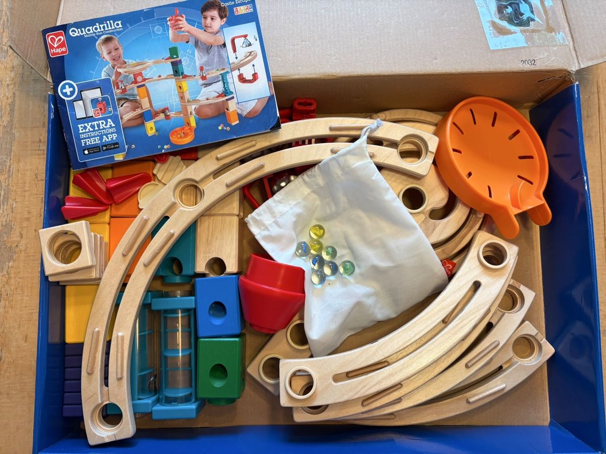 Hape Giocattoli: Murmelbahn Hape Quadrilla E6019 CastleEscape – Usato da Vinelz venduto da M9inHO 1