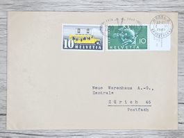 CL21 Enveloppe + Timbre Suisse 1949