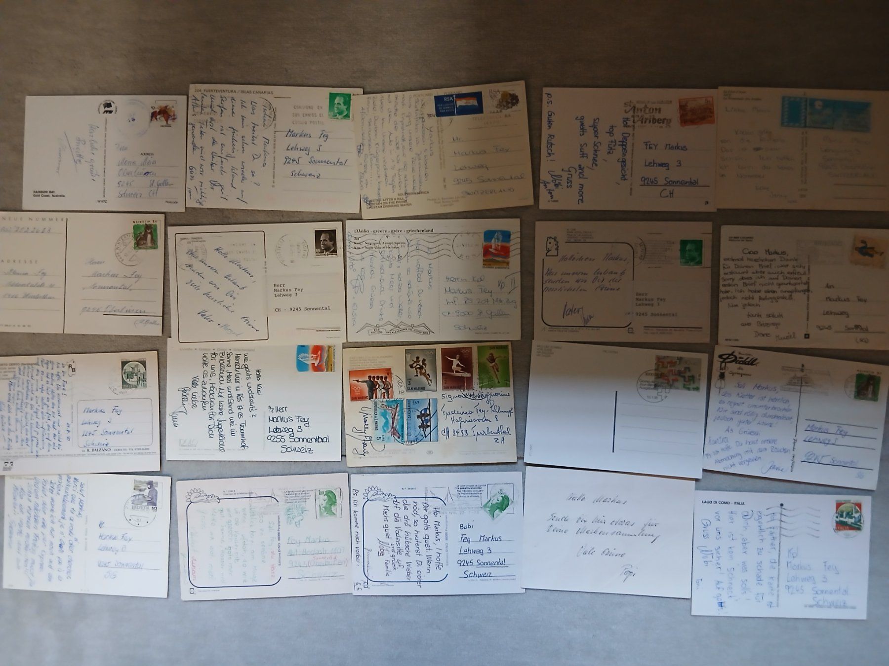 Cartes postales: 20 alte Ansichtskarten, diverse Sujets, Top Zustand! – D'occasion à Sonnental par maec69 1