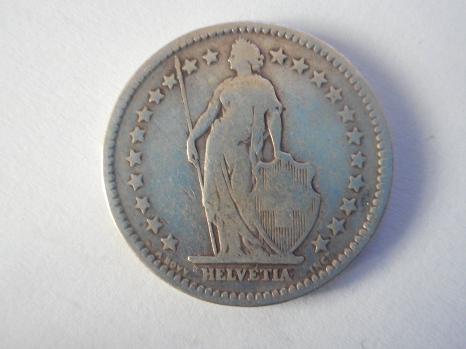 Alle Münzen: 2 Fr. 1886 silber uralt – Gebraucht aus Kriegstetten von pizlad2010 1