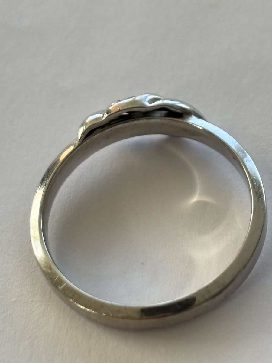 Anelli: Ring Weissgold / Diamanten 18 Karat – Usato da Langnau am Albis venduto da flusspflege 4