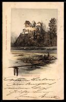 AK Burgdorf, Schloss Burgdorf vom Fluss aus gesehen