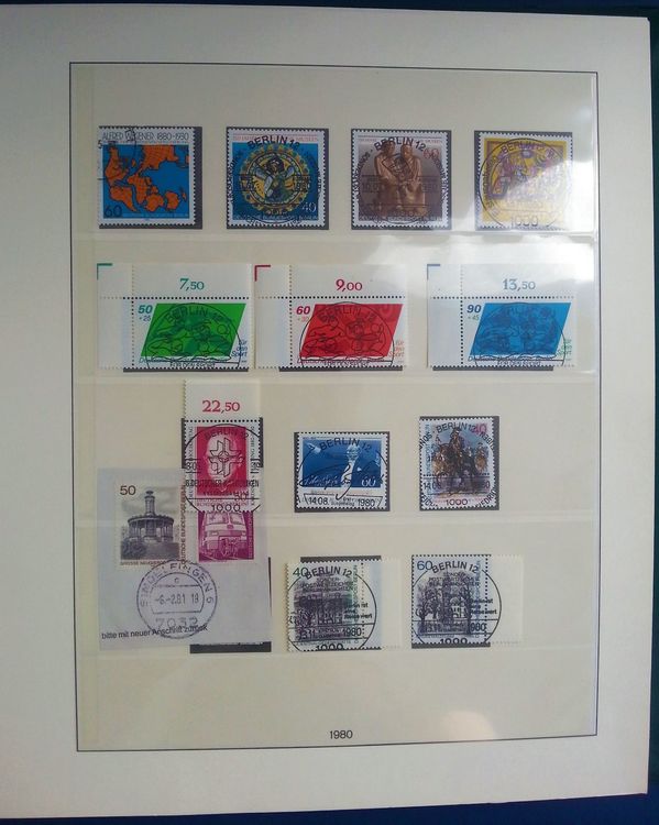 Briefmarken BERLIN Jahrgang 198090 komplett, gestempelt Kaufen auf