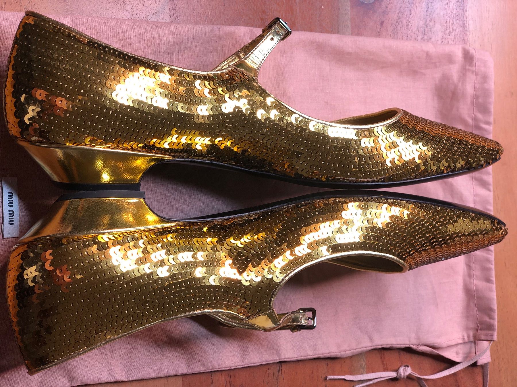 Miu Miu Scarpe da donna: MiuMiu Pailletenschuhe NEU – Nuovo e nell'imballaggio originale da St. Moritz venduto da Capricorn88 2