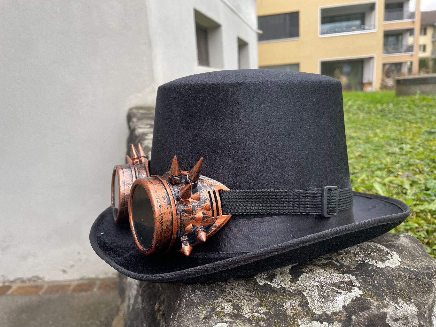 Hüte, Mützen & Caps: Steampunk Zylinderhut mit Brille Halloween – Neu (gemäss Beschreibung) aus Zürich von Sundaygirl 1