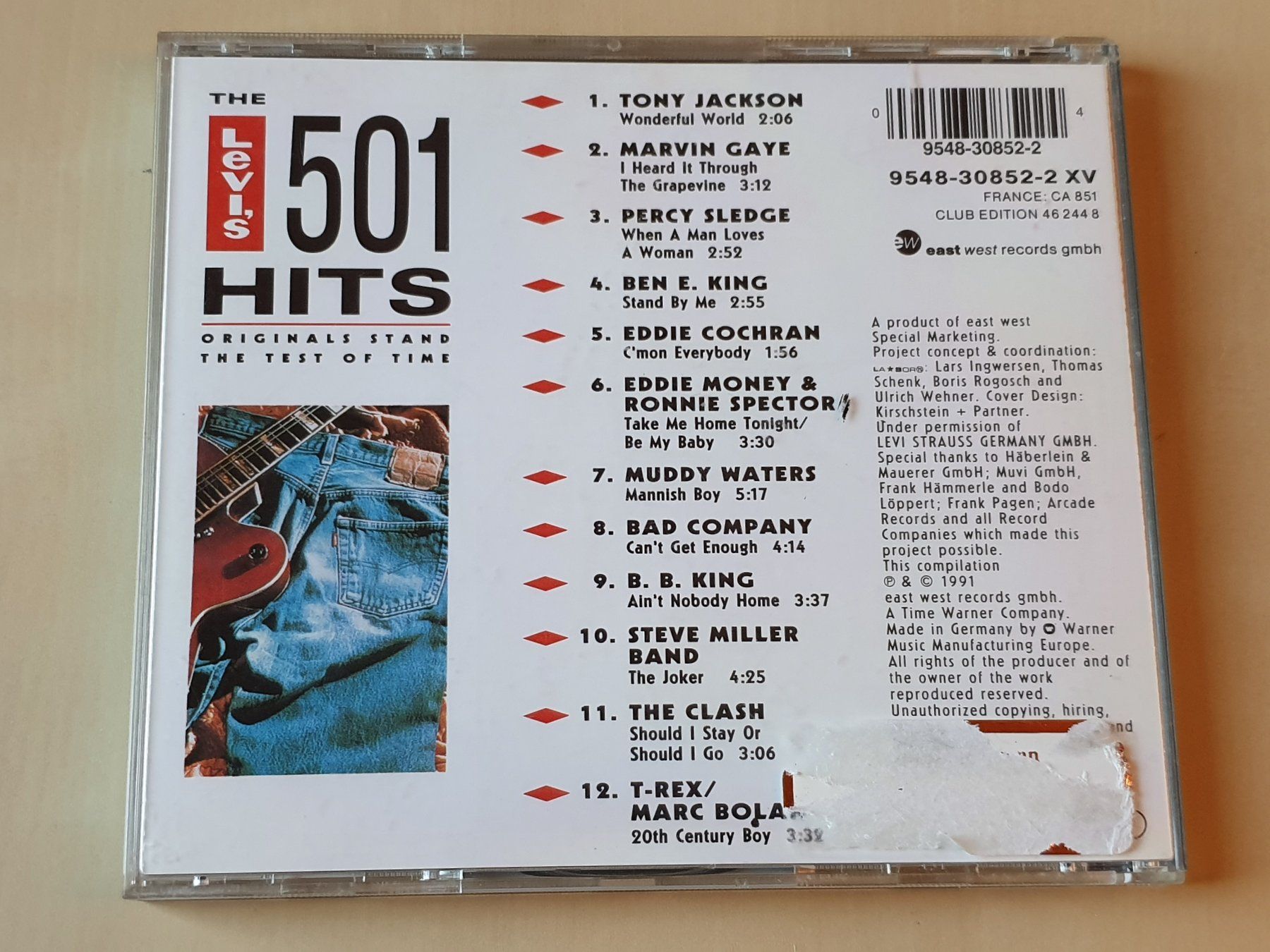 CD: The Levis 501 Hits – Usato da Stansstad venduto da collectorsshop 1