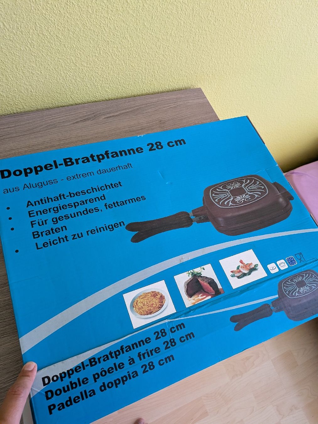 Poêles: NEU! Doppelpfanne 28 cm rot  – Neuf avec emballage d'origine à Basel par JJ.Elena 1