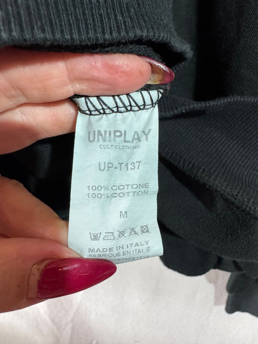 Maglioni & Felpe: Schwarzer Pullover von Uniplay Gr. M 100% Baumwolle – Usato da Grosswangen venduto da second_hand_dress 3