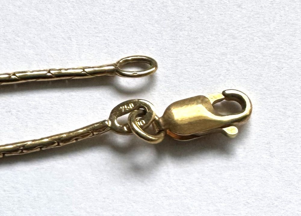 Catenine: Dekoratives Collier mit 1 Brillanten 18Karat Gelbgold – Nuovo (secondo la descrizione) da Hombrechtikon venduto da Oldclock 3