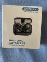 Wireless Sport Kopfhörer HD65 Sweatproof mit Ladecase Neu