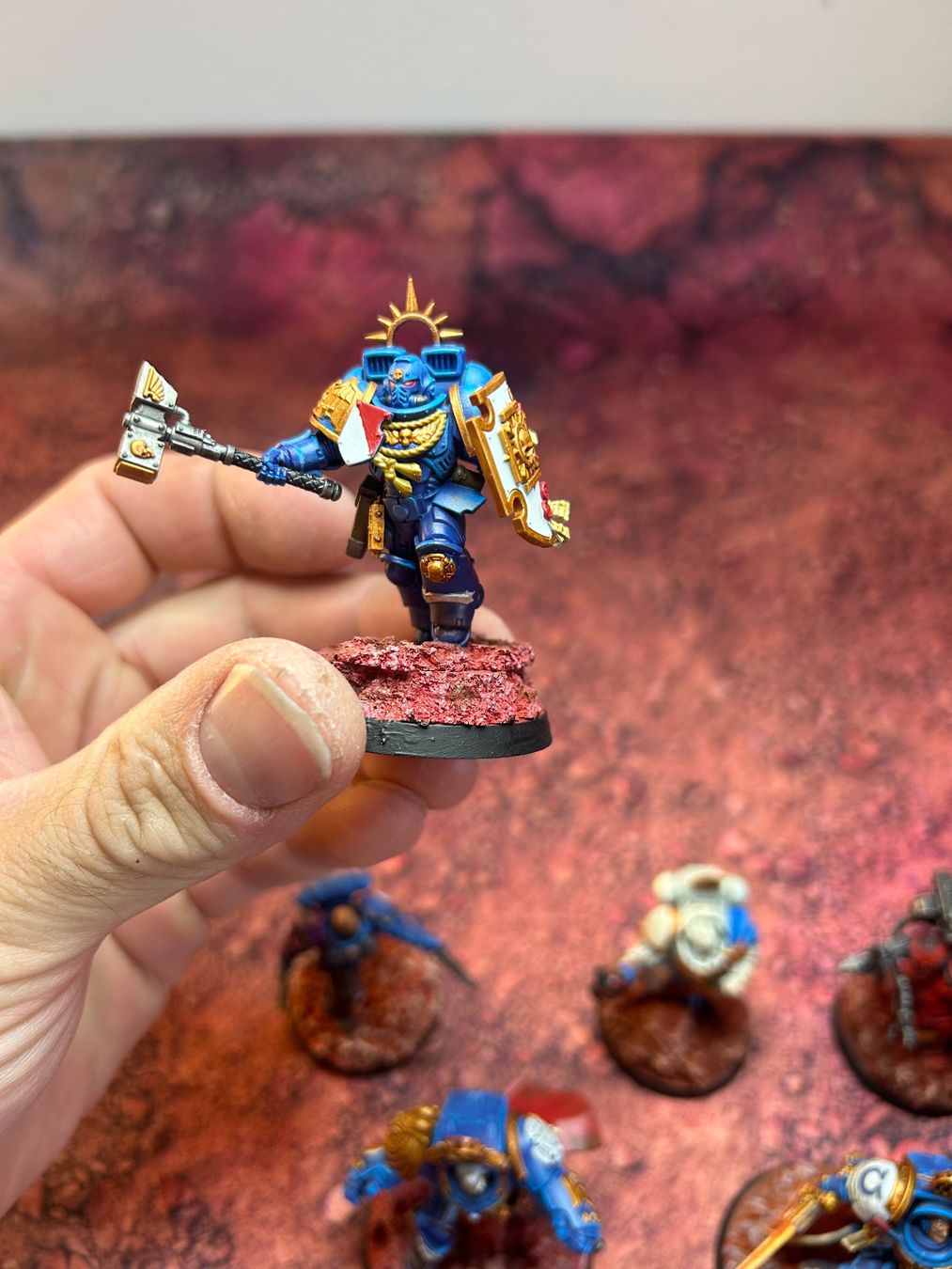 Kit di modellismo & Modellini statici: Warhammer 40k Space Marines Ultramarines - Armée Peinte! – Usato da Mont-Soleil venduto da loi_k58f 3
