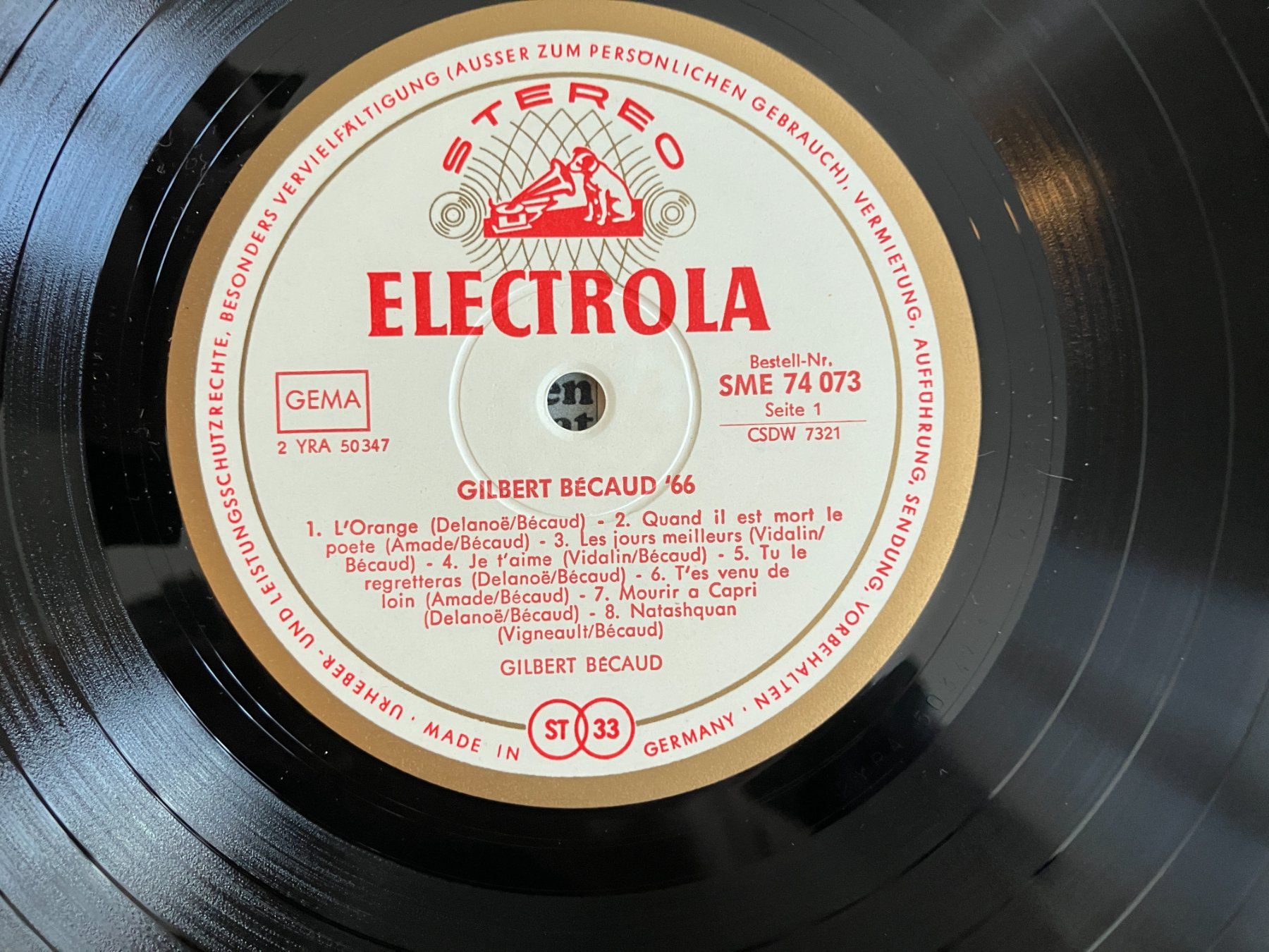 Dischi in vinile: Gilbert Bécaud – Usato da Aarwangen venduto da Jukebox3 7