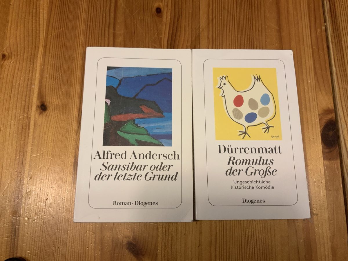 Libri: 2 Diogenes Bücher Andersch und Dürrenmatt – Usato da Ostermundigen venduto da Bolette