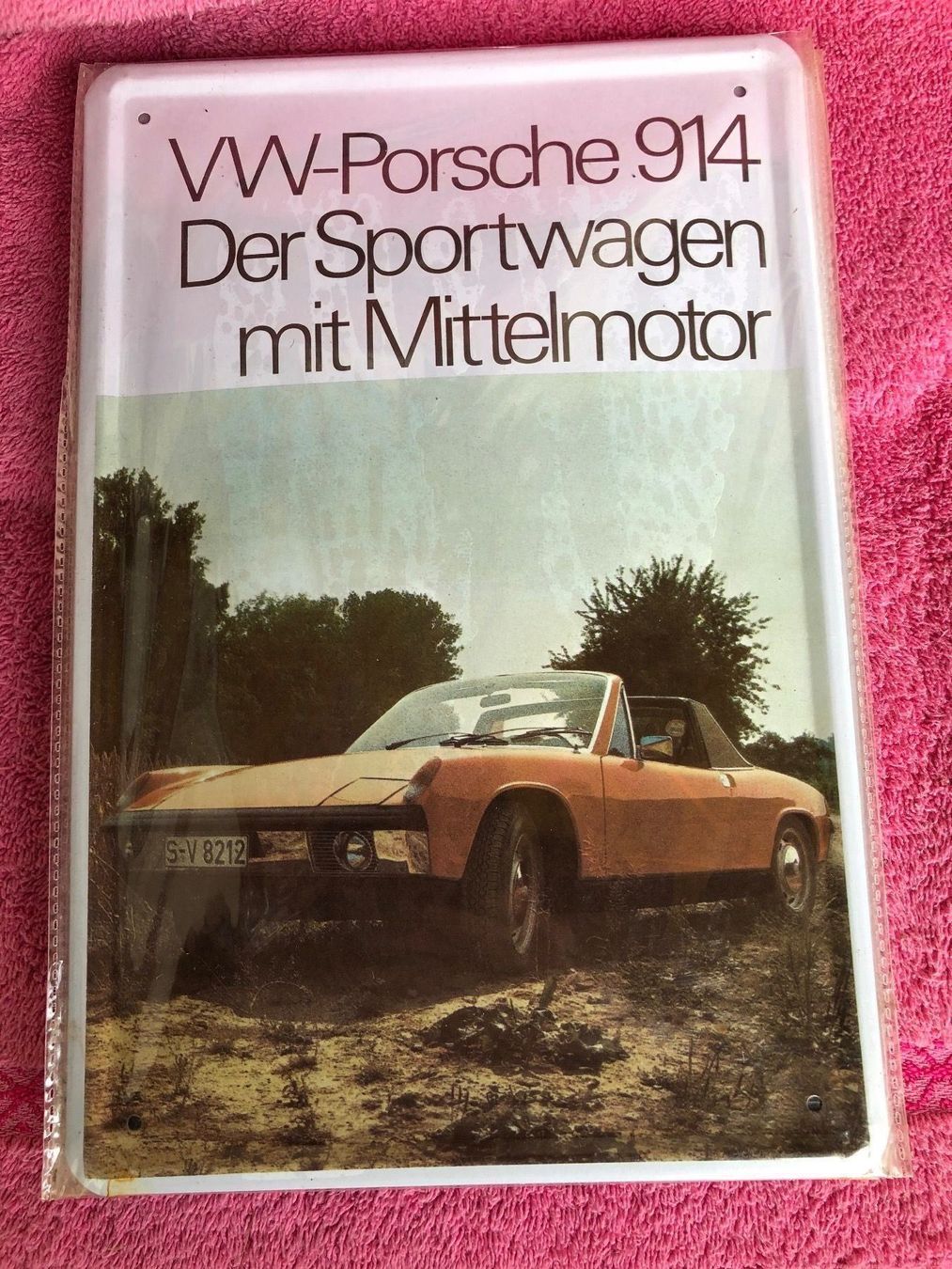 Insegne: Vw Porsche 914 Oldtimer luftgekühlt – Nuovo (secondo la descrizione) da Reinach AG venduto da rares75