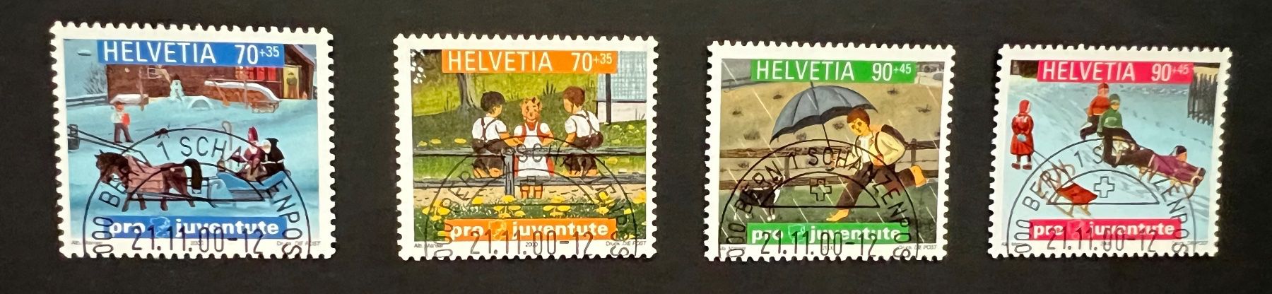 Tutti i francobolli: Pro Juventute Halbmond gestempelt 2000 – Nuovo (secondo la descrizione) da Hünenberg See venduto da wer_5286