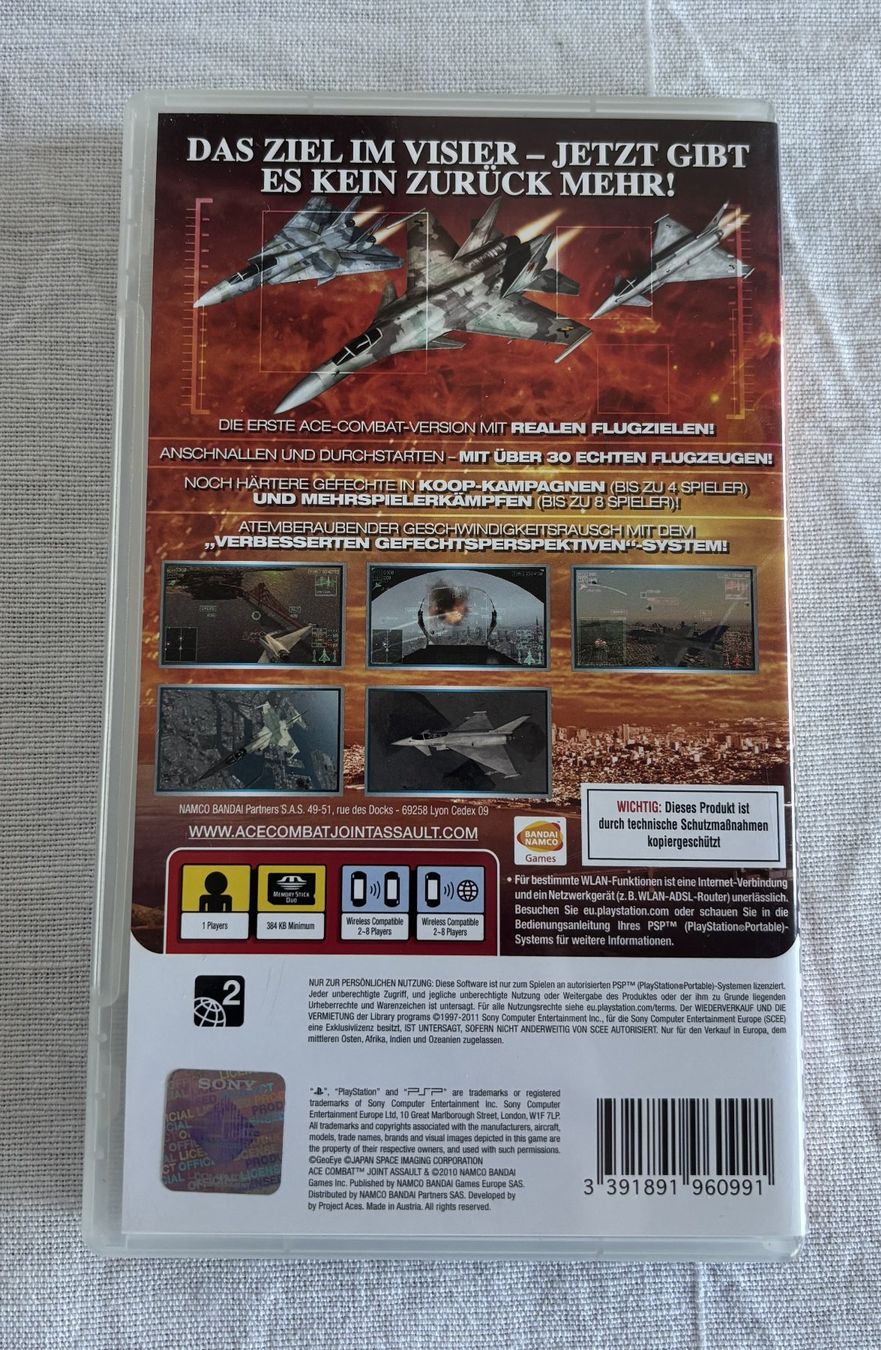 Sony Giochi: Ace Combat: Joint Assault – Sony PSP – Usato da Suhr venduto da Brocki-Suhr 1