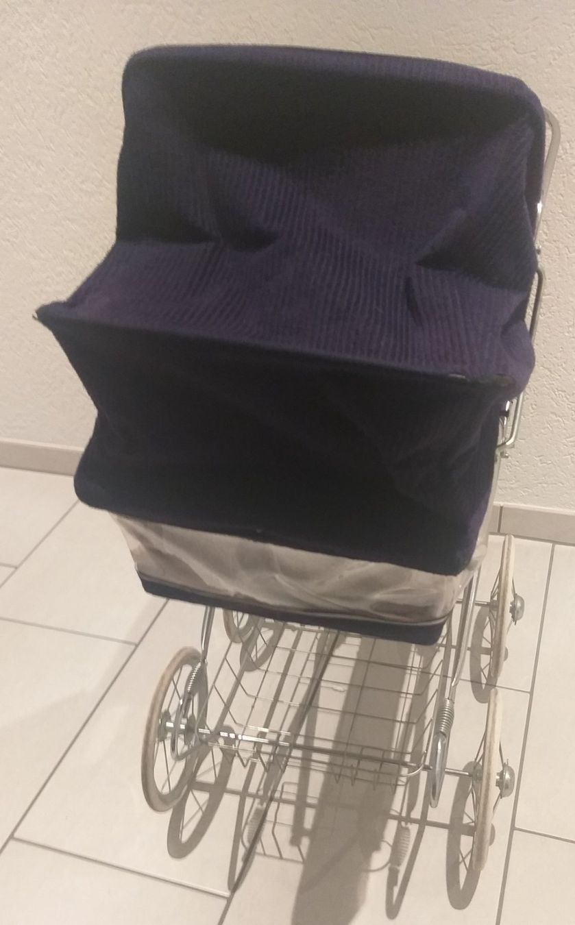 Carrozzine per bambole: Retro Puppenwagen mit Chrom – Usato da Nürensdorf venduto da Elmo52 3