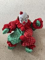 Porzellanpuppe Clown mit Schlafmusik