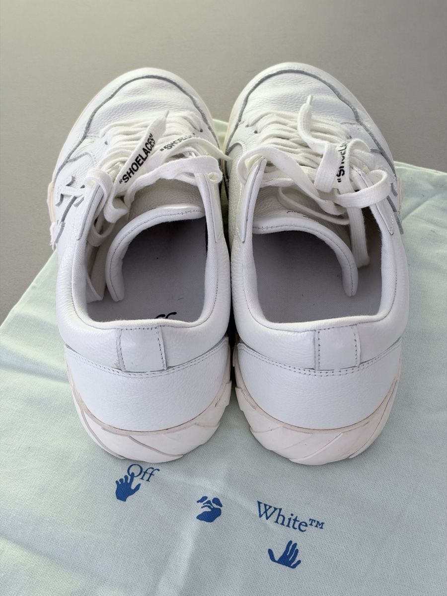 Off-White Scarpe da uomo: Off-White Sneaker Low Vulcanized, Leder weiss, Grösse 42 – Usato da Luzern venduto da Sunnyside_71 5
