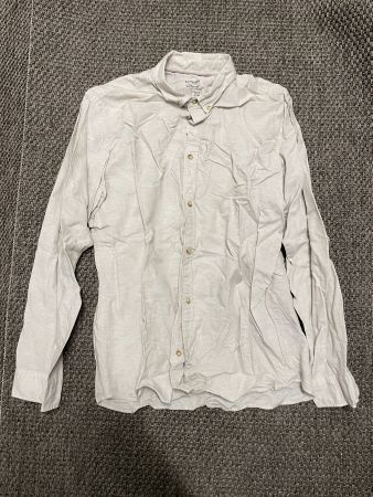 Essentials Hemd weiss langarm XL