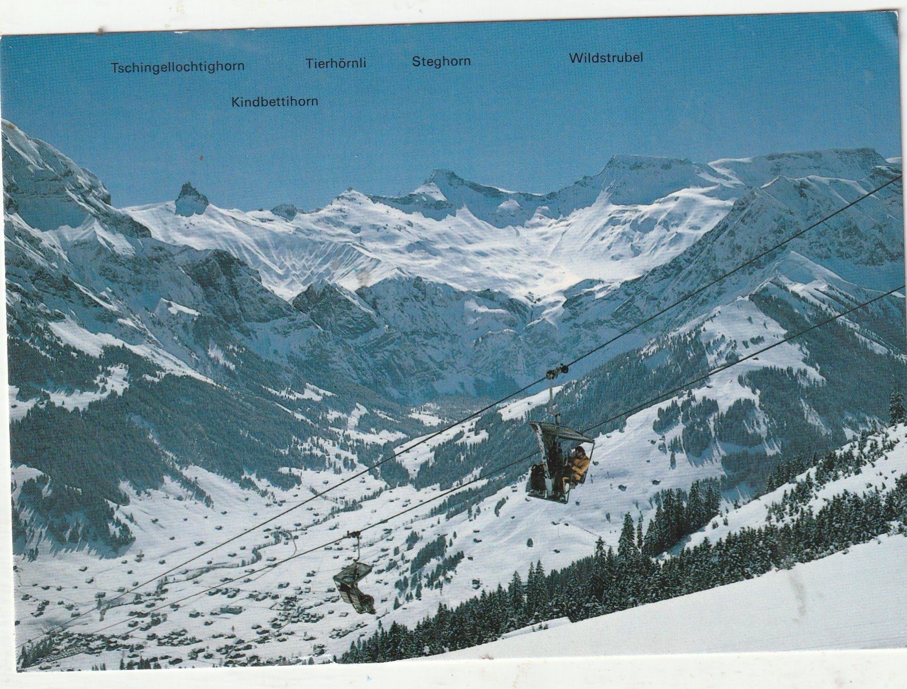 Cartoline postali: Sesselbahn Adelboden – Usato da Lumbrein venduto da made02
