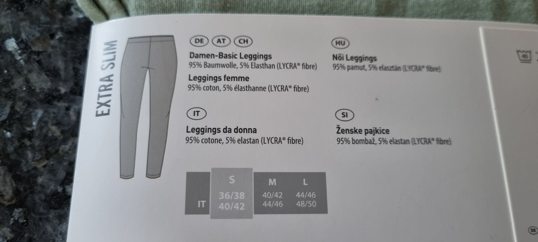 Leggings: Damen Basic Leggings light green size S 36/38 neu – Nuovo (secondo la descrizione) da egliswil venduto da Maggy6 2
