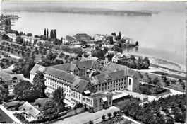 Münsterlingen TG  Flugaufn. Nr.8455h , Kantonsspital ca.1950