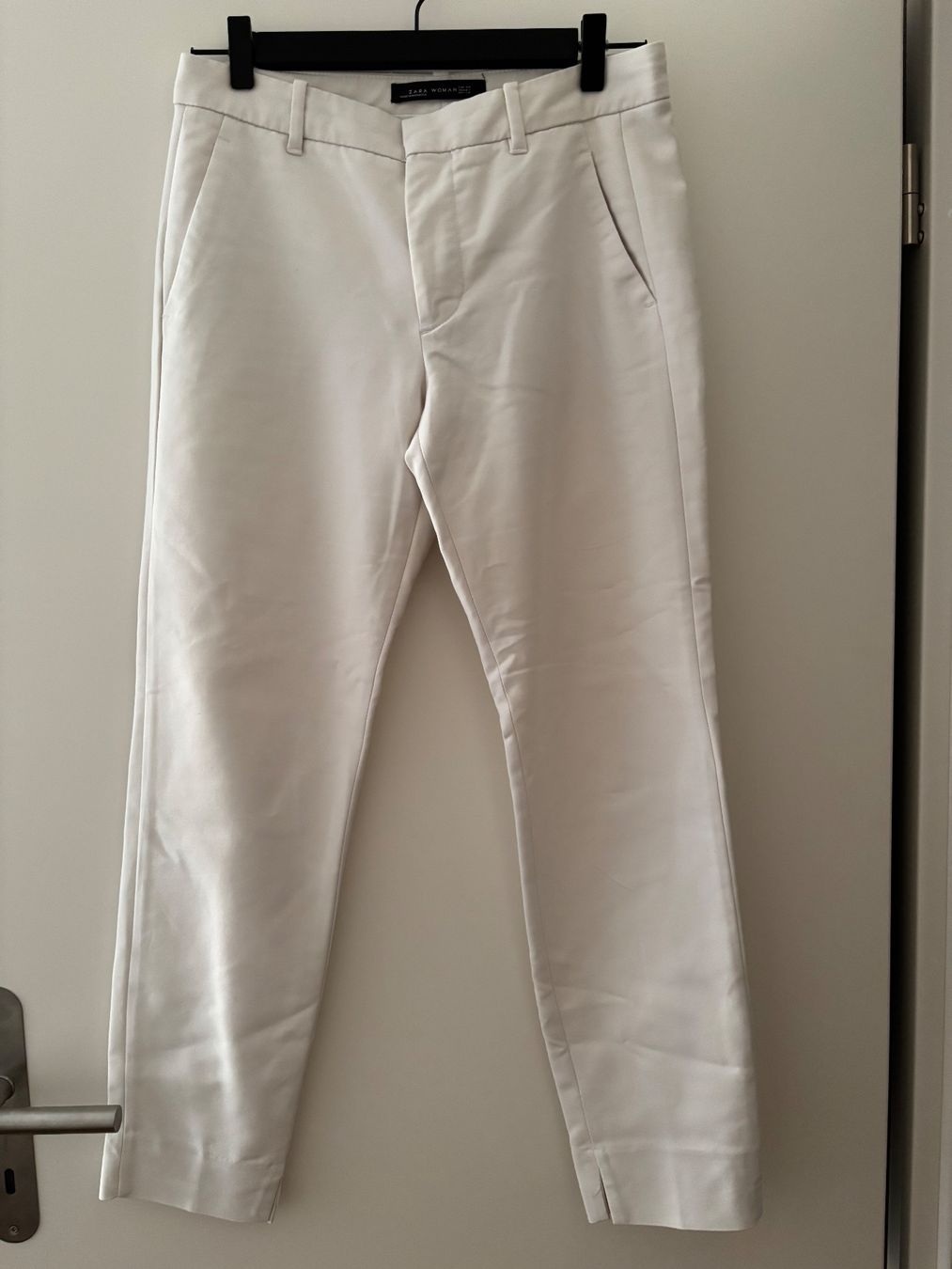 Zara Hosen: Pantalon blanc, taille 34. – Gebraucht aus Neuchâtel von Zoilab