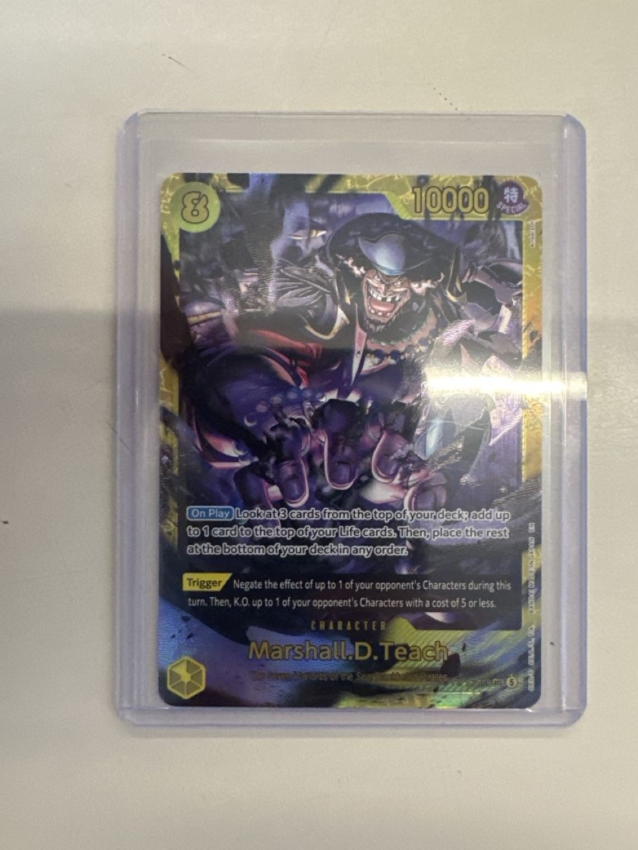 Bandai Sammelbilder & Trading cards: One Piece Marshall.D..Teach OP16-119 – Neu (gemäss Beschreibung) aus Aesch BL von LeekTCG